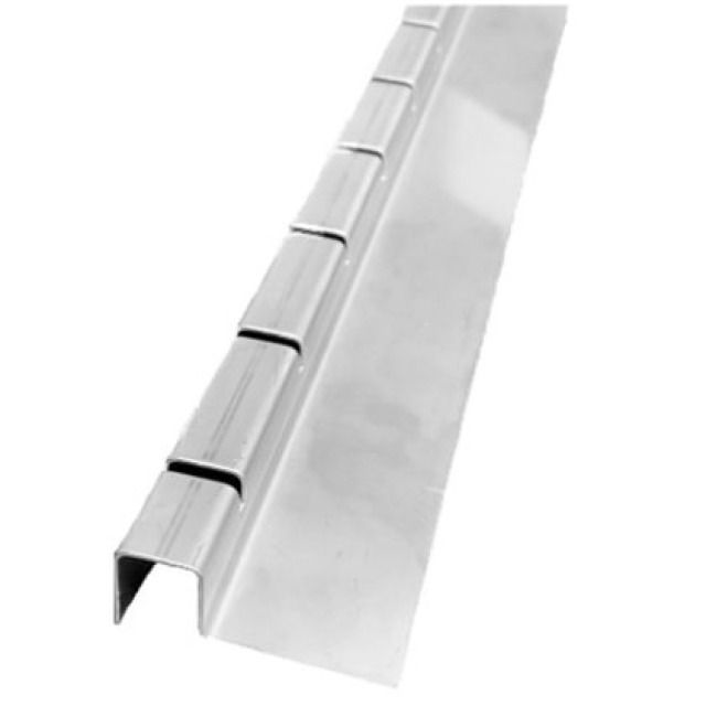 FUGENPROFIL MIT FLANSCH CR-NI
20 X 40 / 0.8 MM / 2 M