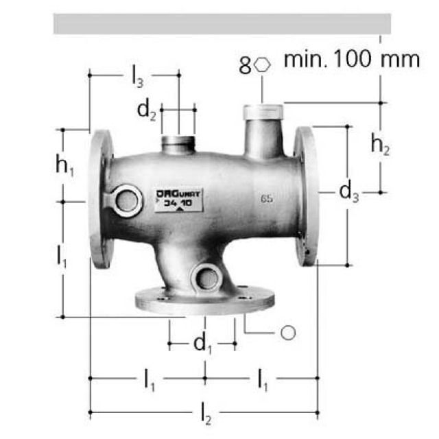 JRG Jjrgumat termomi. 40°C
3410.605
DN 65