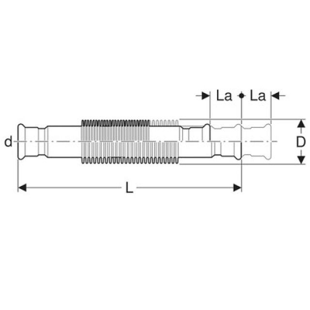 MPF-S AXIALKOMPENSATOR
33935 M.PRESSMUFFEN      28 MM