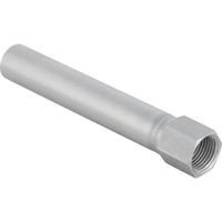 Geberit Mapress Pezzo adattatore acciaio inox con filetto femmina e terminale maschio lungo