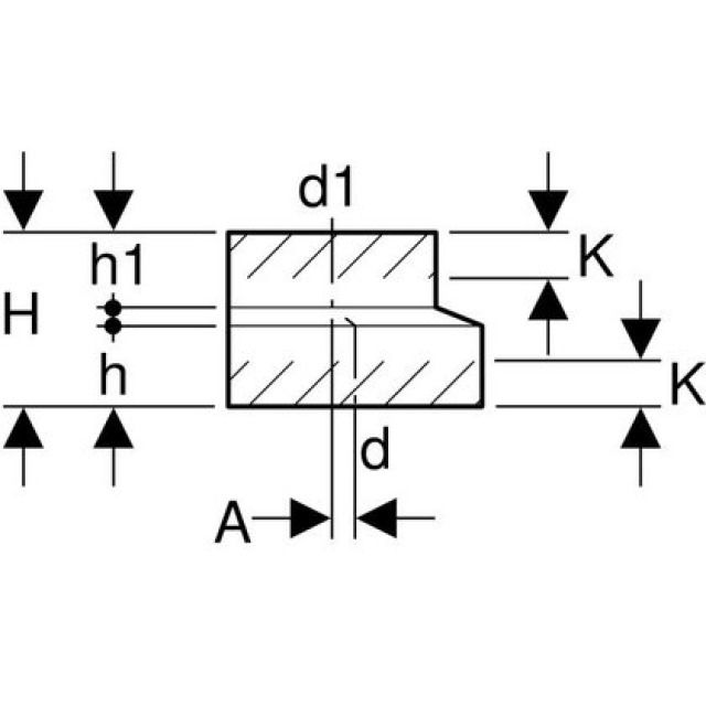 GEBERIT riduzione eccentrica
PE 361.558   d 50 - 40