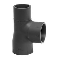 +GF+ PRO-FIT, PVC-U, T 90° uguale PN16, 21 20 03