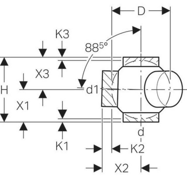GEBERIT PE-EMBRAN MULTIPL 135°
365.600 3 DEPARTS  75 /  75 MM
