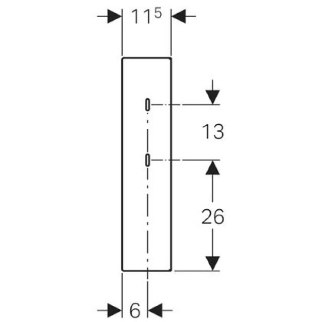 GEB.ABDECKUNG ZU HYGIENESPÜL.
616.221  RAL9016