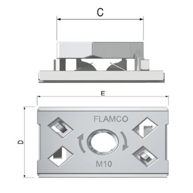 CLICKFIT supporto con FF
8030.80
10 mm