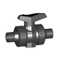 +GF+ PVC-U Valvola a sfera, PN 16, Tipo 546, EPDM
