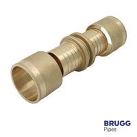 BRUGG raccordo a pressare uguale riscaldamento (SDR 11/6 bar)