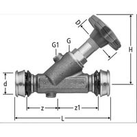 Optiflex-Flowpress-Robinet oblique, 86510