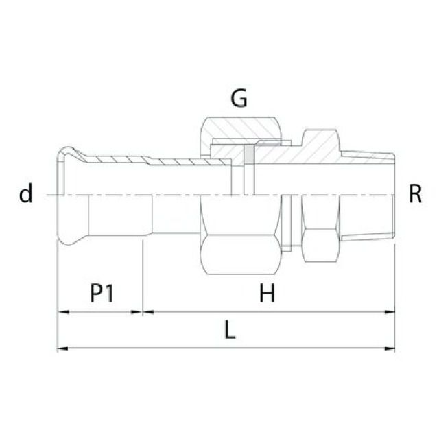 Profitec PressSteel
Press-Verschraubung mit AG
1 1/4"-35mm