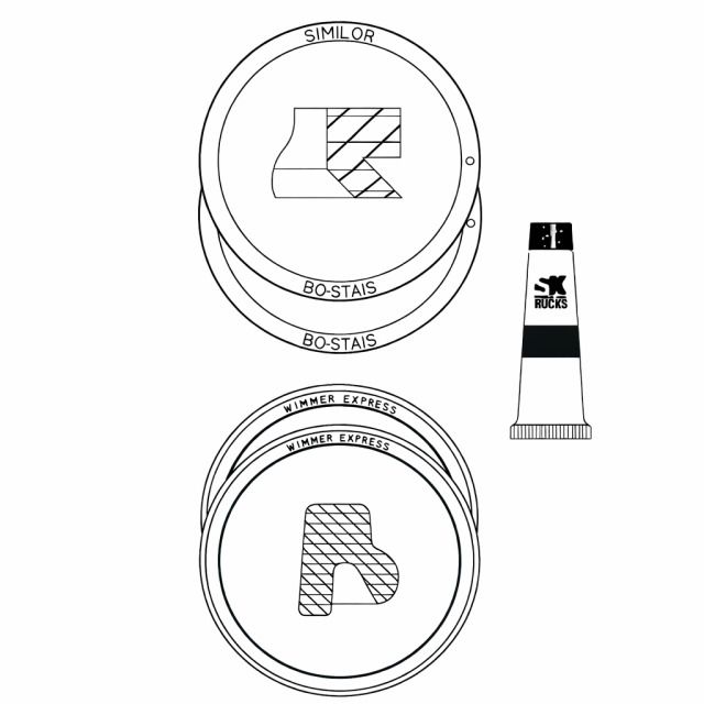 Set de manchettes
pour mélangeur MILOR II
Coloris: sans couleur