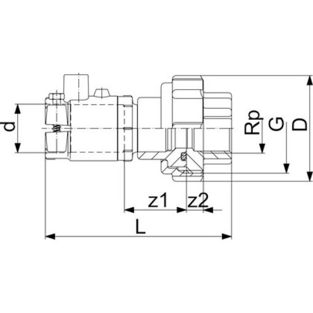 GF INSTAFLEX HWS VERSCHR. IG
6226 40 MM - 1 1/4"