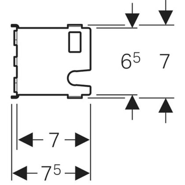 GIS-MONTAGEPLATTE F.UP-VENTILE
461.147            248 MM