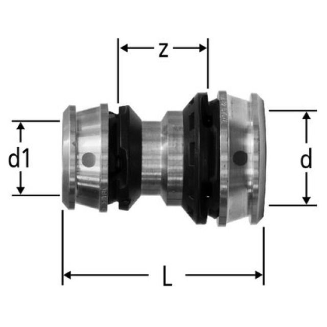 OPTIFLEX FLOWPRESS
KUPPLUNG 84236.26 25x20 MM