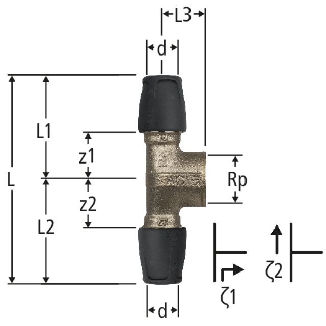 OPTIFLEX-PROFIX-T-Stück
85143.21   16 x 1/2 x 16