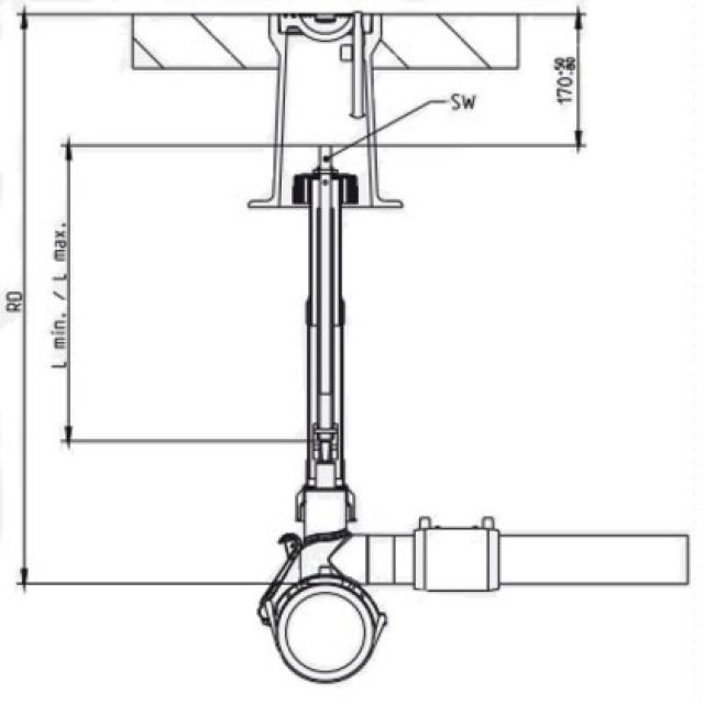 FRIALEN EINBAUSET FÜR DAV
616998  RD 0.45 - 0.70 METER