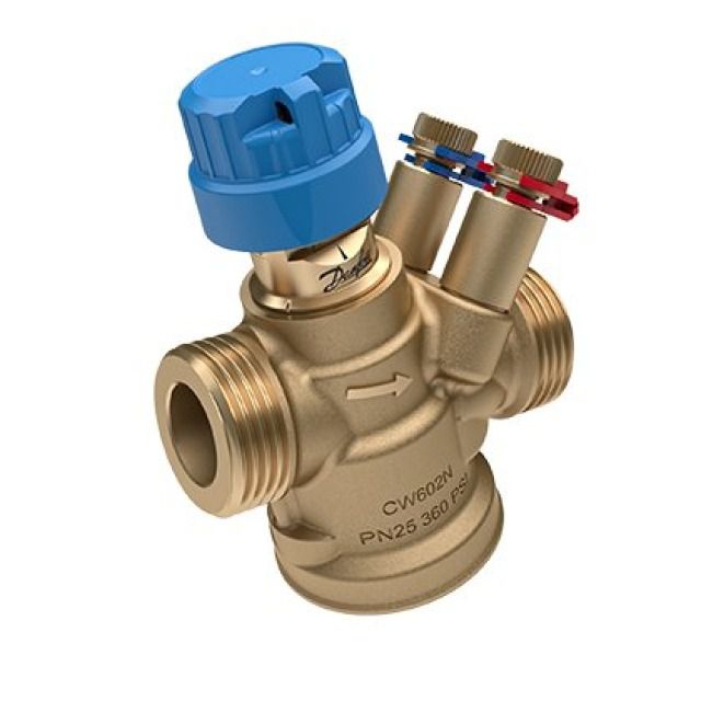 DANFOSS AB-QM 4.0
DN20HF, 220-2200 L/H
MIT MESSNIPPEL 1" AG