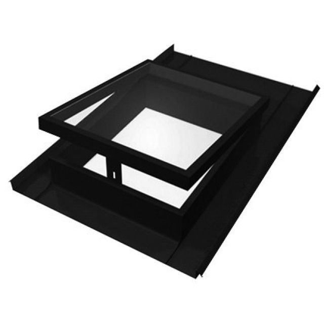 PREFA DACHLUKE P10
595X595MM      HELLGRAU STUCCO