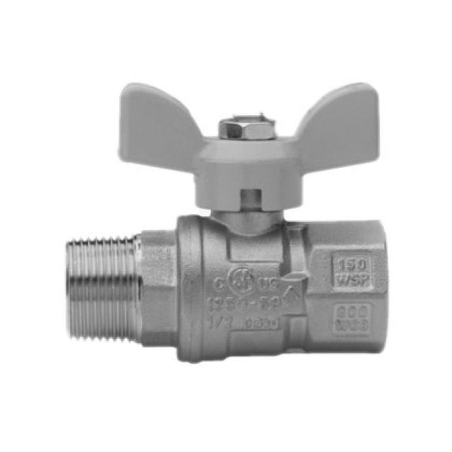 GASKUGELHAHN  ALUMINIUMGRIFF
IG-AG 1"