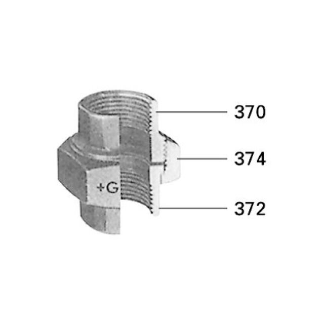 bocchettone a sede piana
NERO 330
3/8 - 3/4"