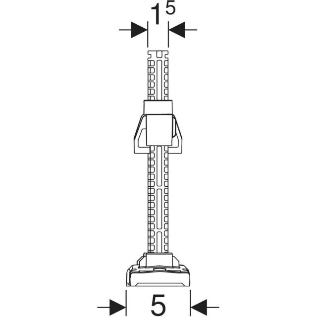 Set di collari Geberit
da incassare nella soletta