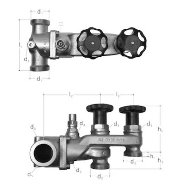 JRG VERSCHNEIDEARMATUR PN 16
5195.032 M.ANSCHLUSST. 5/4"