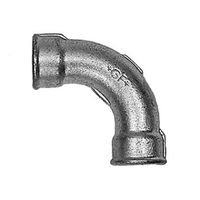 Coude à grand rayon, 2, galvanisé, (G1)