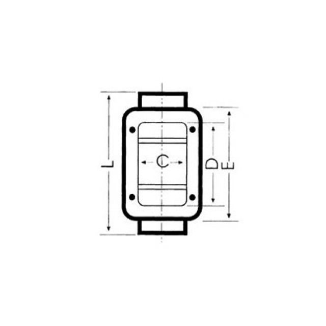 pezzo ispe. rettangolare ghisa
669612
NW 250