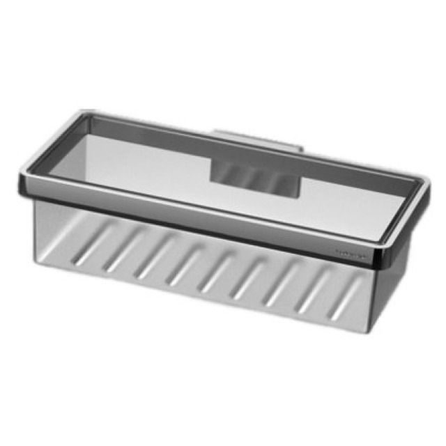 Cestino da doccia CHIC 14
25 x 11 cm, bacinella in
materia sintetica opaco
removibile, lavabile in
lavastoviglie
Colori: cromato