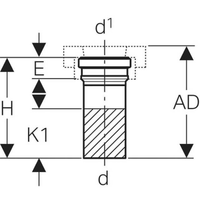 SILENT Coll.scarico acqua piov
308.969   verticale     90 MM
