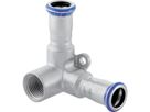 Geberit Mapress Gomito di allacciamento per angoli 90° acciaio inox