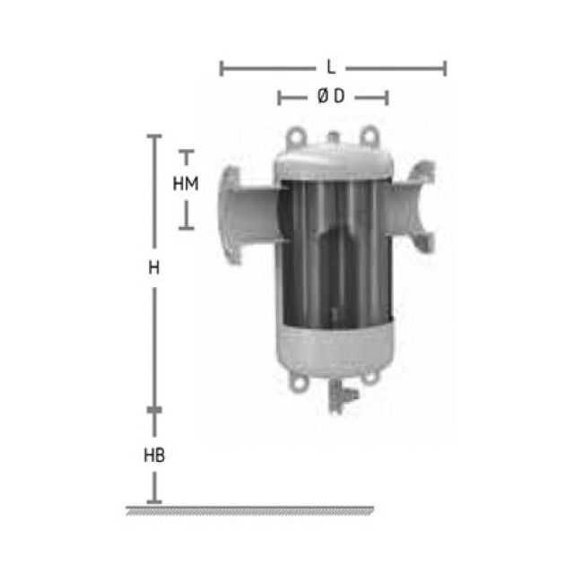 REFLEX SCHLAMMABSCHEIDER
EXDIRT D 150 DN150 PN16
10 BAR / 110°C
8252350