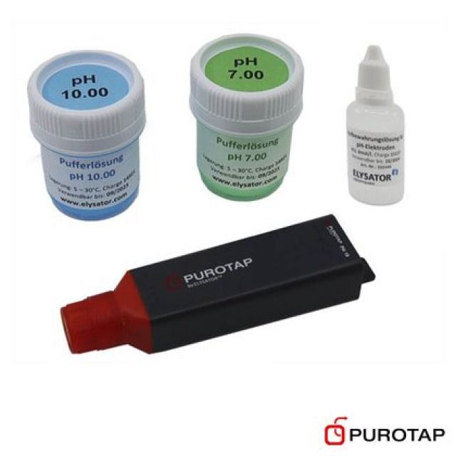PUROTAP® PH-18, Kalibrier-Set
Eichflüssigkeiten pH 7+10
