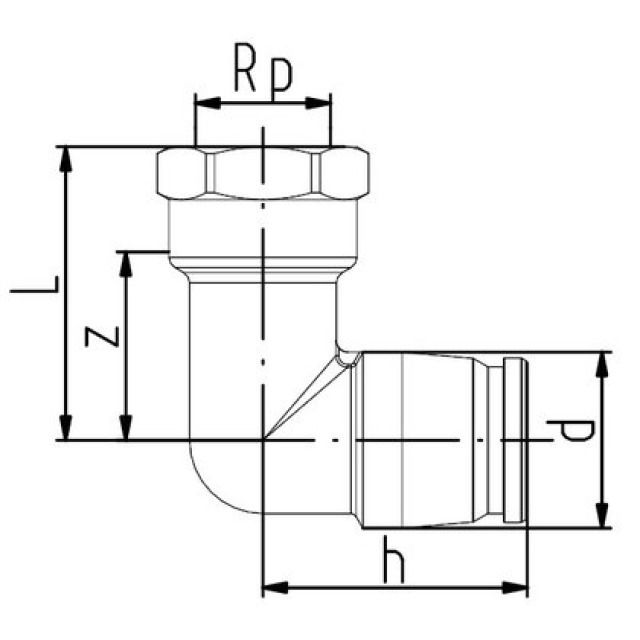COUDE INTERM. FEM. 16/20-3/4
IFIT 4630 ART. N° 762.101.290