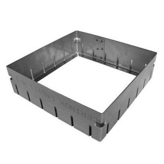 KIESRAHMEN               CR-NI
200 X 200 / 100 MM