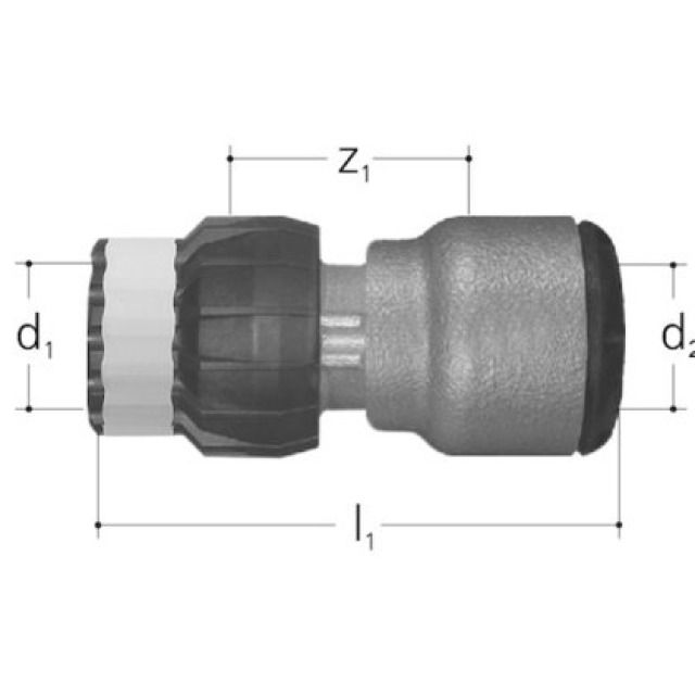 MT UEBERG. STECKVERB. F. ROHR
4714.100 CR UND CU  16 - 15 MM