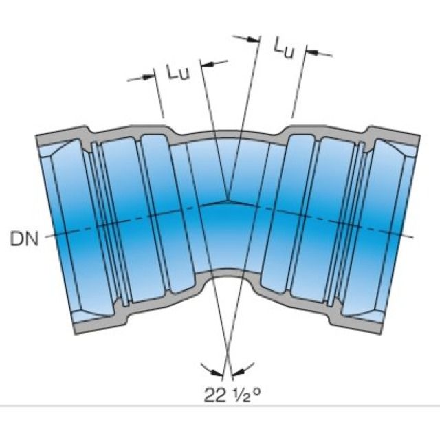 MMK-PIECE(S) EMBOITEMENT 22°
COUDE AVEC 2 MANCHONS DN 300 BLS
ART. FO300.000.1230