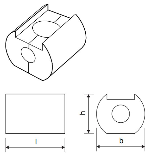 GF JRG Hycleen   9963.000
Dämmschale DN15/20
selbstverschliessend, schwarz, EPP