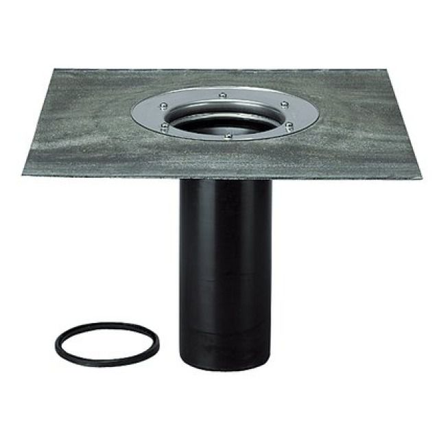 Dallmer Aufstockelement 630
Dallbit, mit Anschlussflansch
(Bitumen)