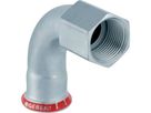 Coude intermédiaire 90° Mapress acier carbone avec filetage intérieur