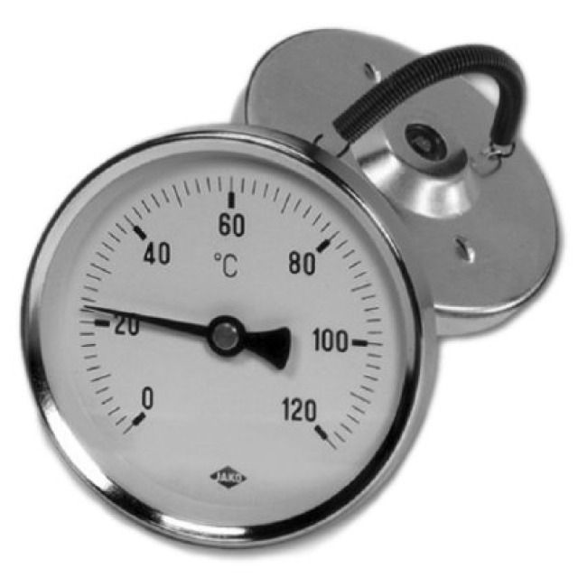 ROHRANLIEGETHERMOMETER TYP26
SPANNFEDER D80 0-60°C