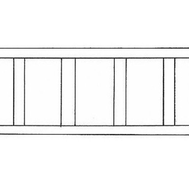 SCHNEEFANGGITTER STAEBE GERADE
FEUERVERZINKT       20 CM, 3 M