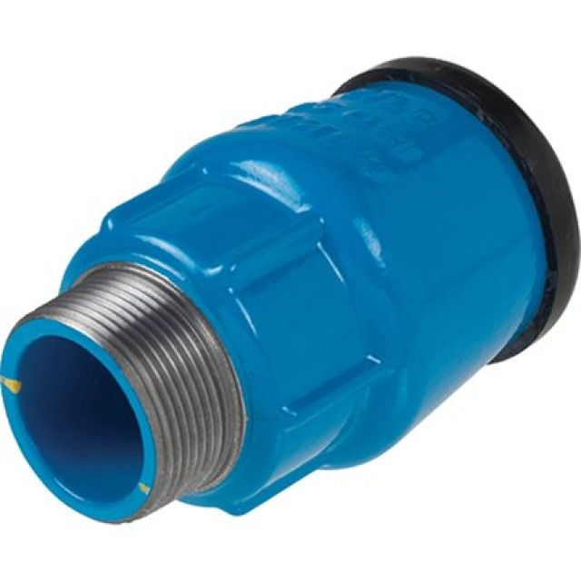 RACC À EMBOÎT EN FONTE AV 6100
FILETAGE EXT D 63 MM AG 2"