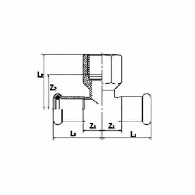 PRESS-T-STUECK ABGANG IG
389102108     108-1/2"-108  MM