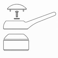 Leva di comando per miscelatore da bagno- e lavabo MILOR