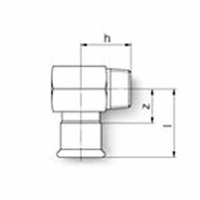 PRO STE gom. fil.est 90°
385102018    1/2" - 18 mm