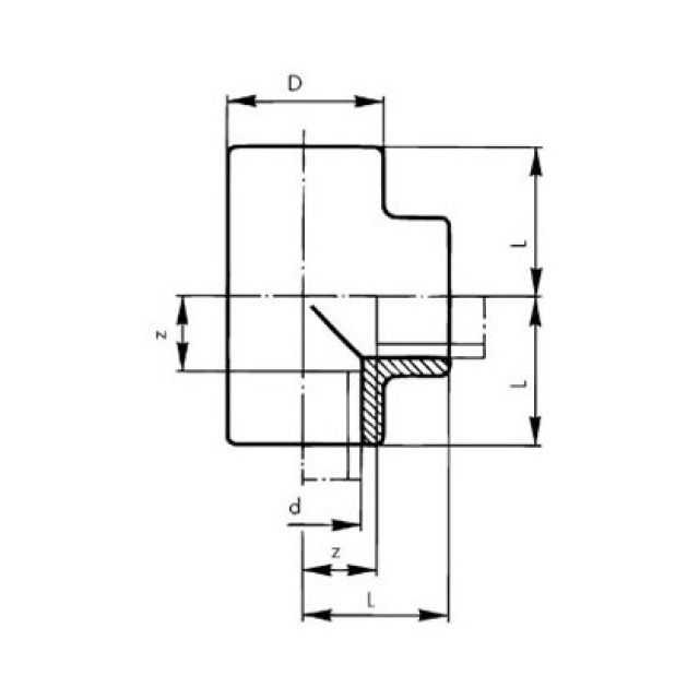 GF INSTAFLEX T 90° EGAL
5015 D= 110 MM 761066629