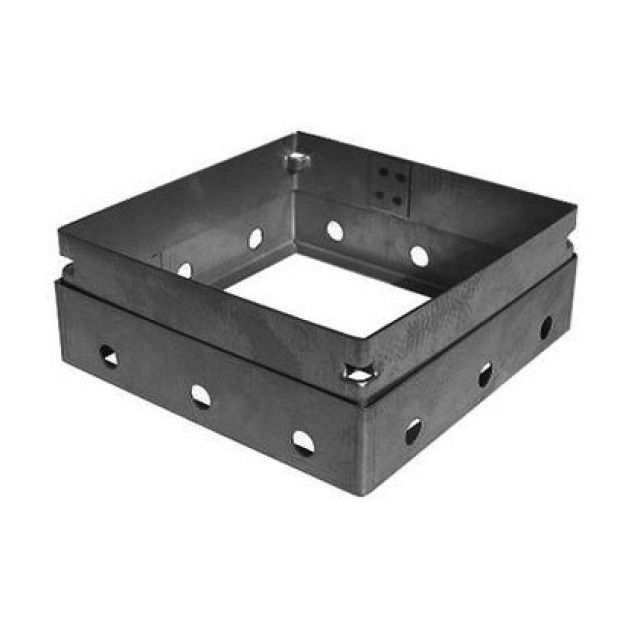 KIESRAHMEN VERSTELLBAR   CR-NI
150 X 150 / 60- 80 MM