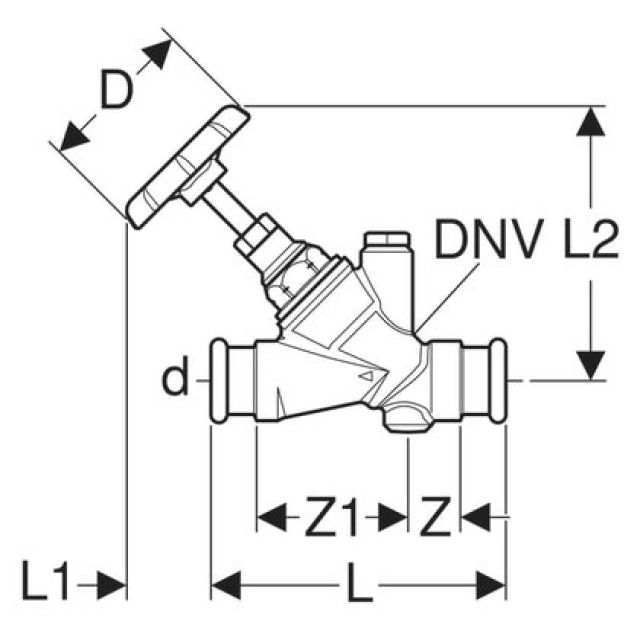 MAPRESS rubinetto d'arresto
94885
28 mm