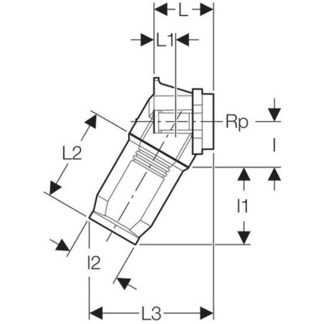 PFIT scatola allacciamento 60°
651.491
20- RP 1/2"