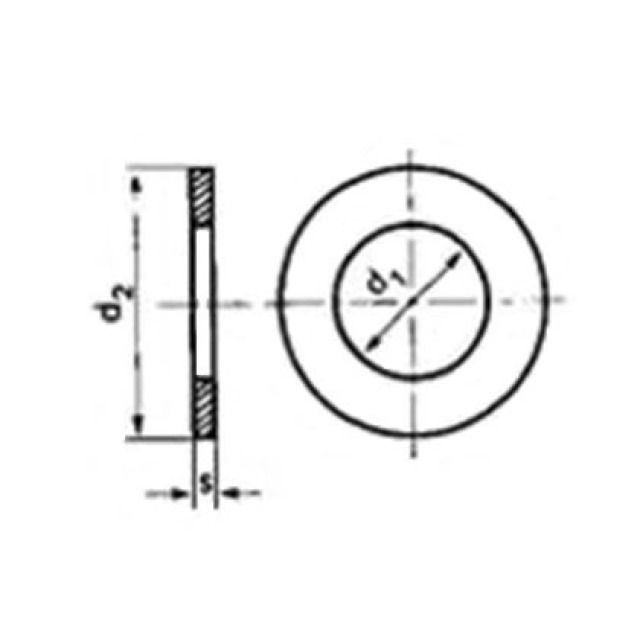 RONDELLES PLATES INOX A2
17.0X30X3.0